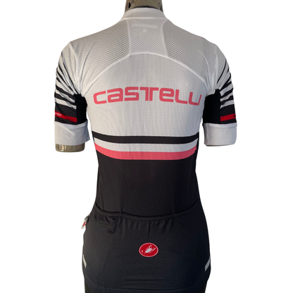 Castelli Free AR 4.1 full zip jersey black/white/pink