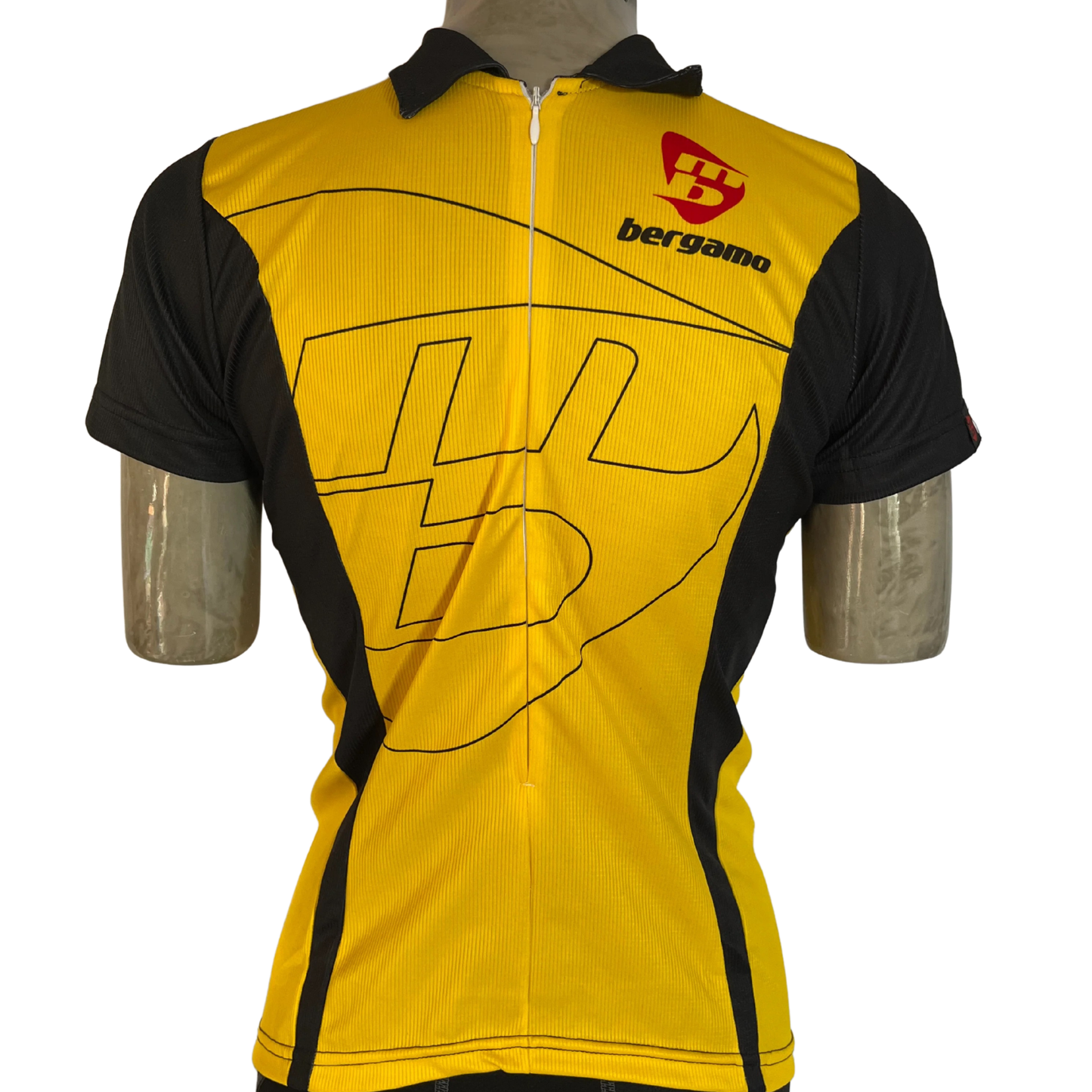 Bergamo NB Moon 3/4 zip jersey yellow/black