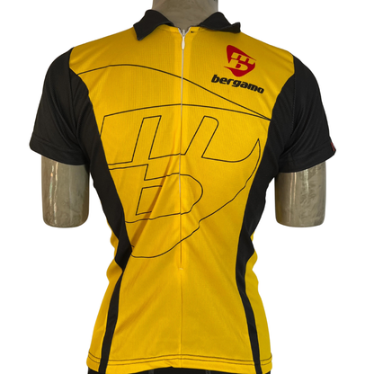 Bergamo NB Moon 3/4 zip jersey yellow/black