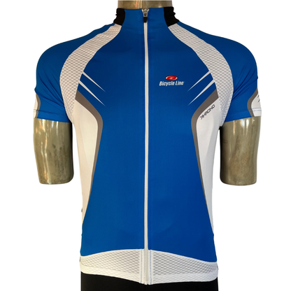 Bicycle Line khrono full zip jersey blue/white
