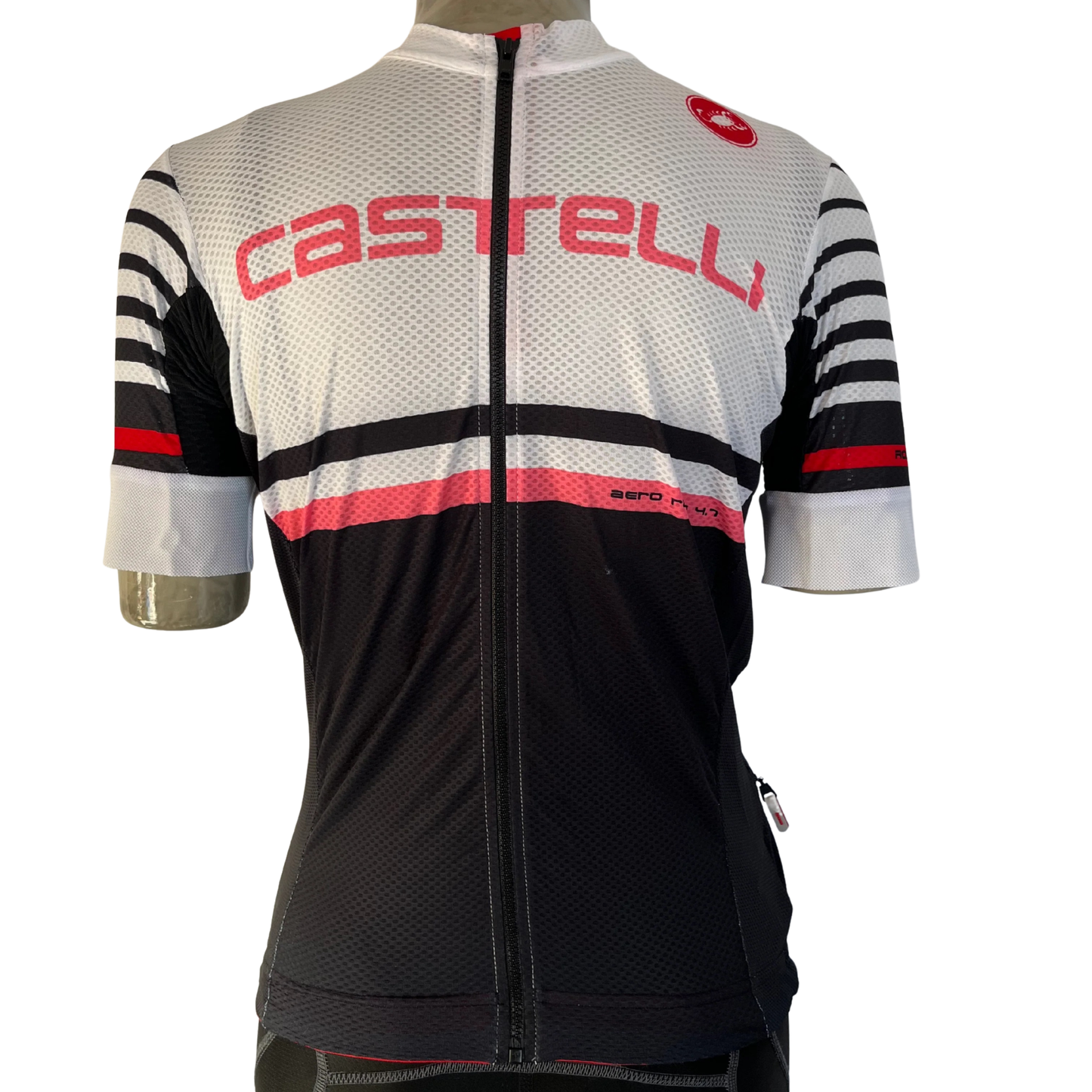 Castelli Free AR 4.1 full zip jersey black/white/pink