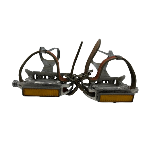 SR-SP100A PEDALS / CHRISTOPHE CLIPS / LEATHER STRAPS