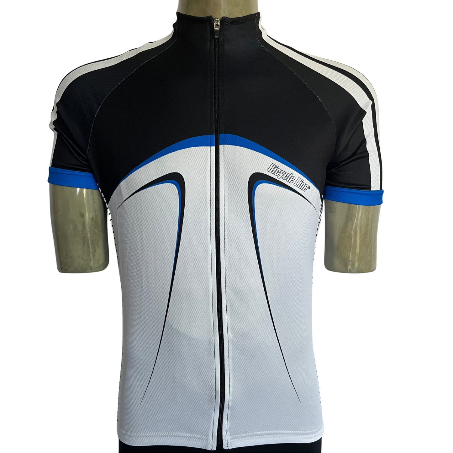 Bicycle Line No Name full zip jersey black/white/blue