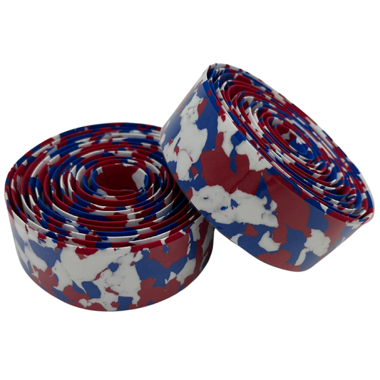 BBB RACE RIBBON HANDLEBAR TAPE - RED / WHITE / BLUE