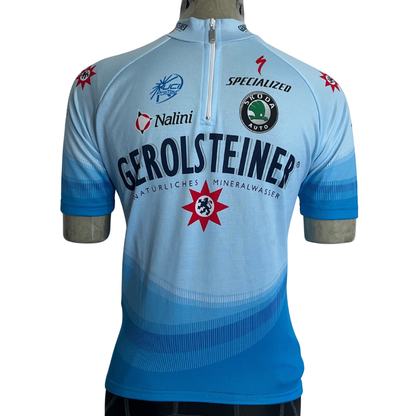 Nalini Anni Gerolsteiner 1/4 zip Kids jersey blue
