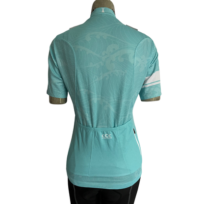 Cinettica full zip women’s jersey aqua