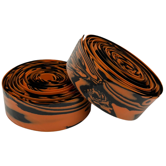 BBB RACE RIBBON HANDLEBAR TAPE - ORANGE / BLACK