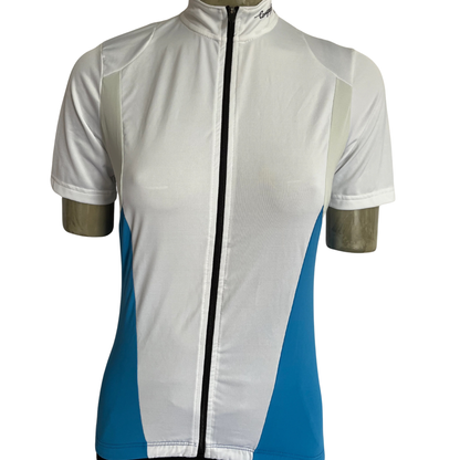 Campagnolo Tun Up Challenge full zip women’s jersey white/blue