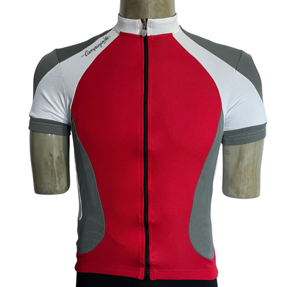 Campagnolo Raytech full zip jersey red