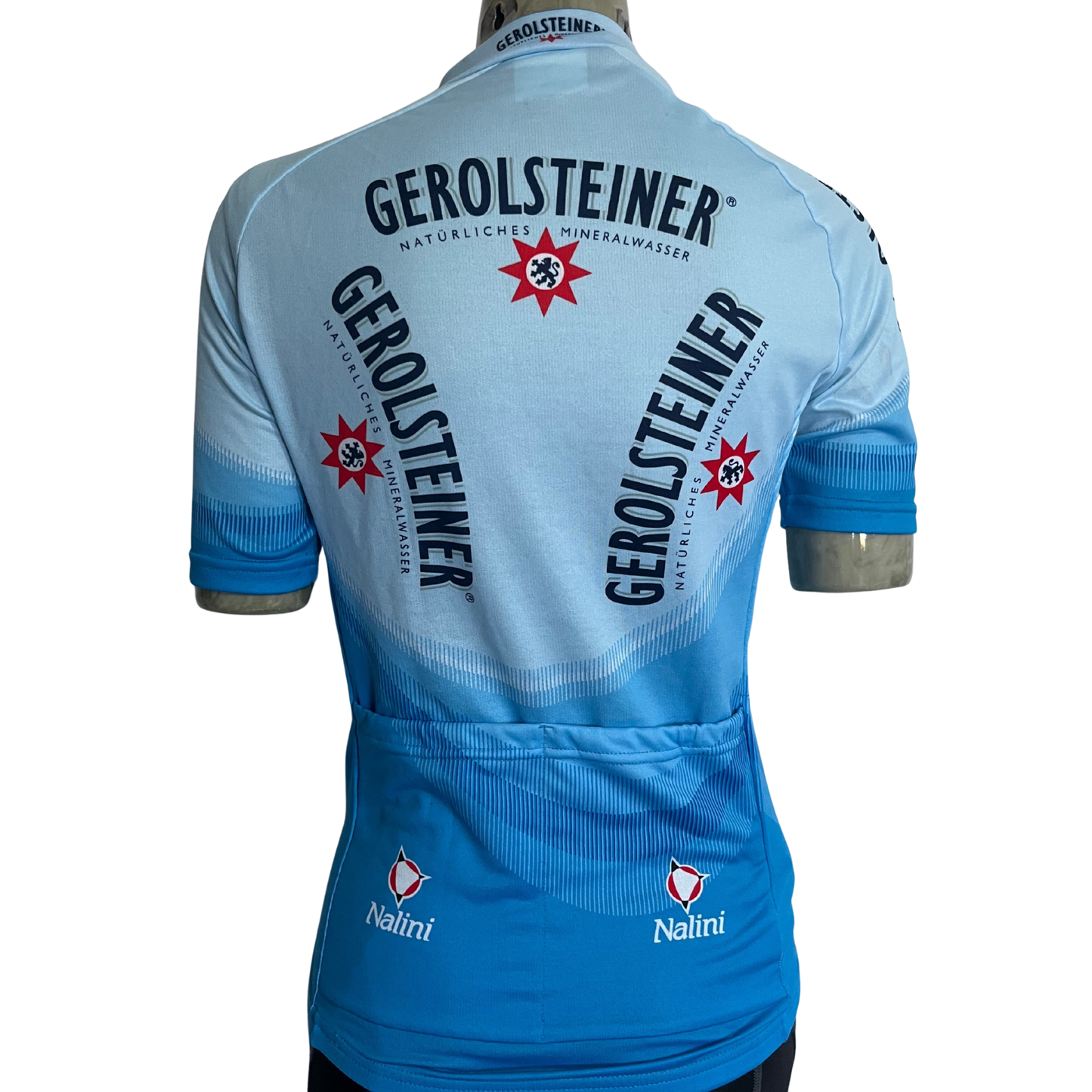 Nalini Anni Gerolsteiner 1/4 zip Kids jersey blue
