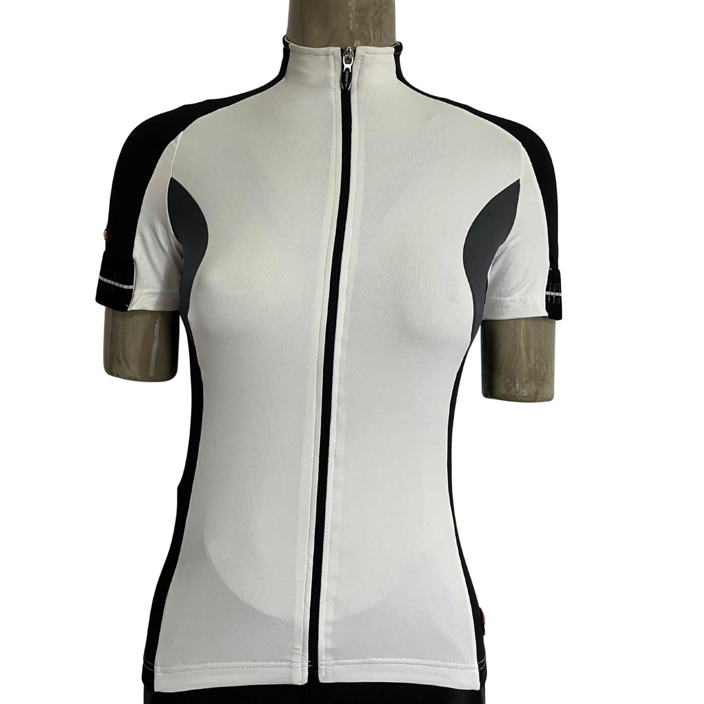 Bicycle Line Vanity + full zip women’s jersey white/black