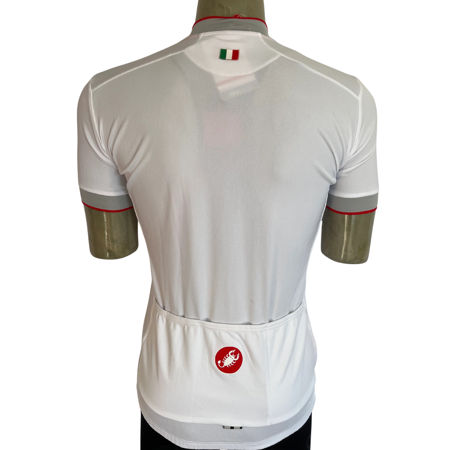 Castelli GPM full zip jersey white/grey