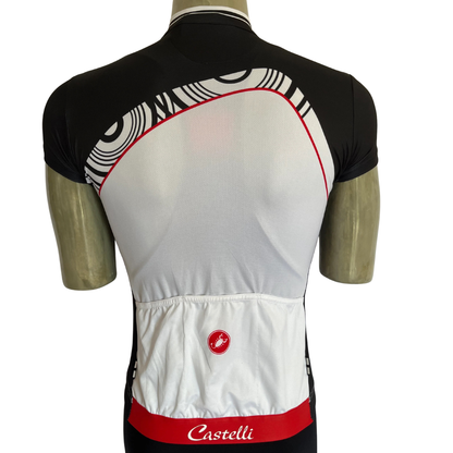 Castelli Tesoro full zip jersey white