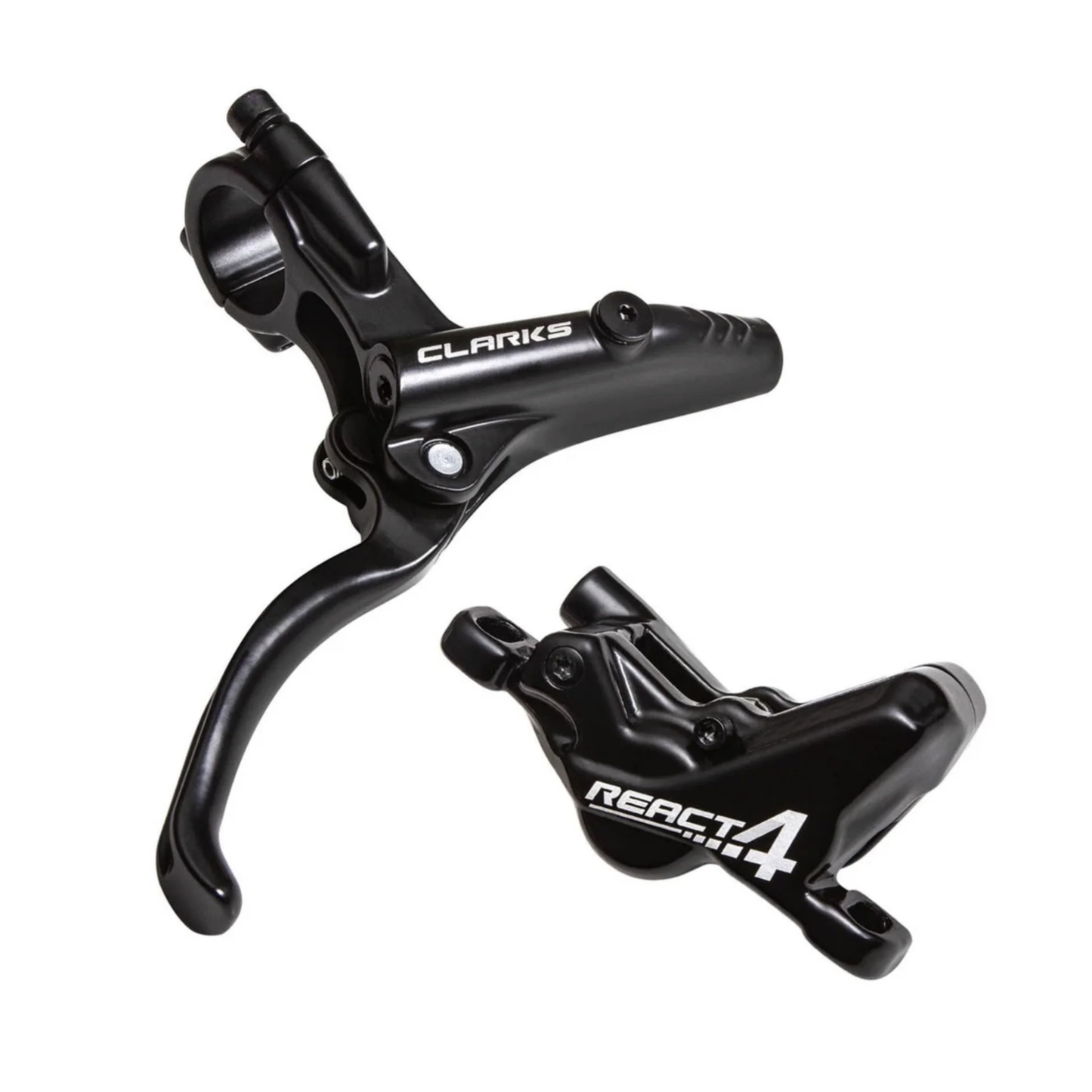 CLARKS REACT 4 HYDRAULIC DISC BRAKE SET - FRONT + REAR