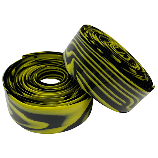 BBB RACE RIBBON HANDLEBAR TAPE - BLACK / YELLOW