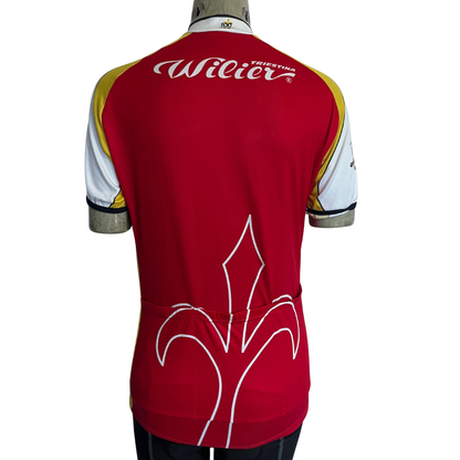 Wilier Triestina 100 year anniversary 3/4 zip jersey Red