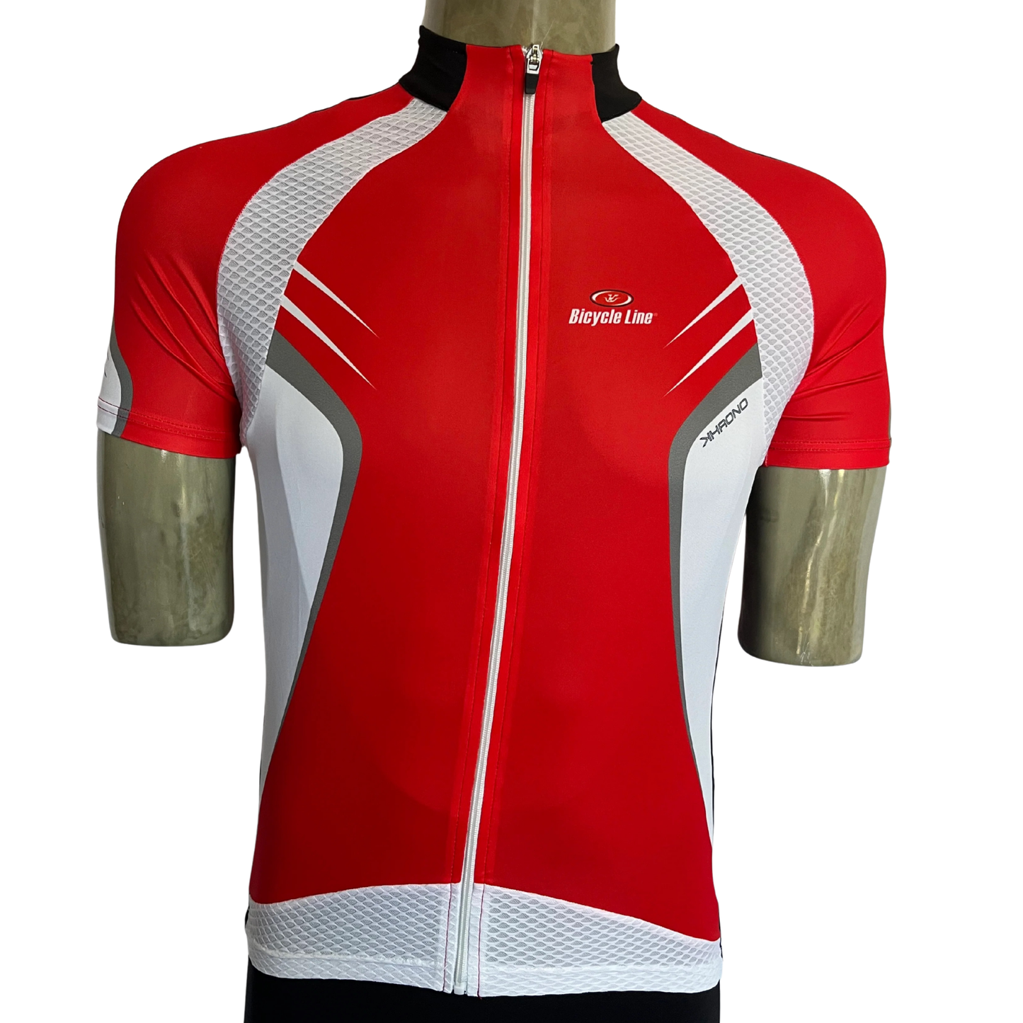 Bicycle Line Khrono full zip jersey red