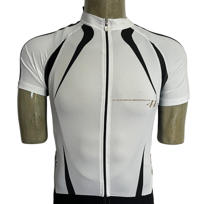 Campagnolo 11 Speed full zip jersey white