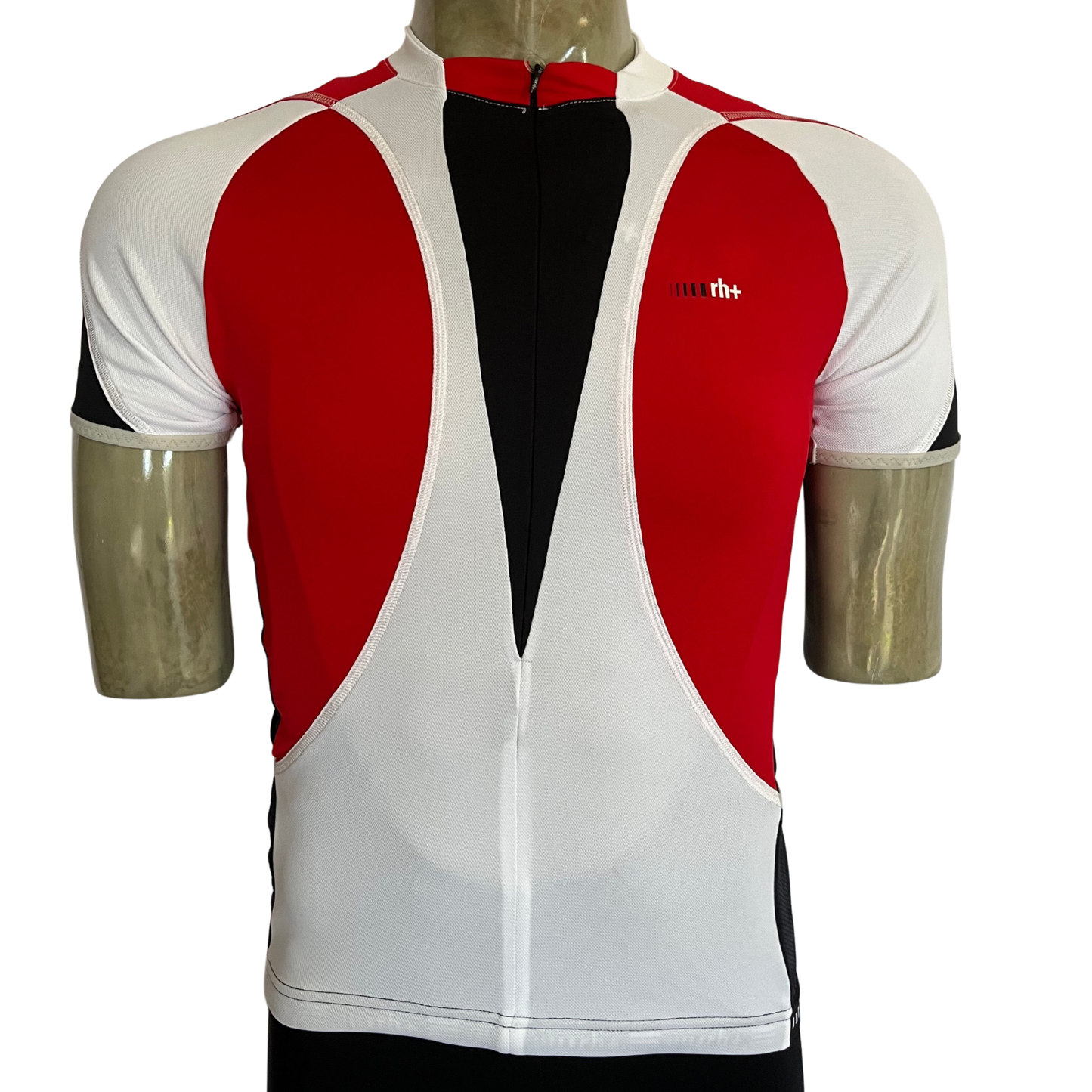RH+ Vario 1/2 zip jersey white/red/black