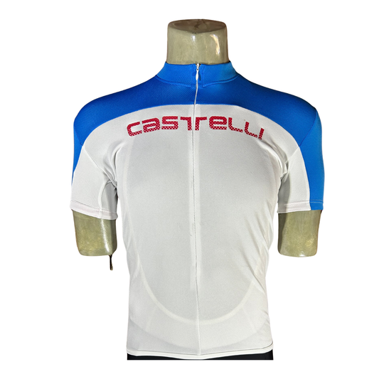 CASTELLI P? HD JERSEY White / Blue MEDIUM