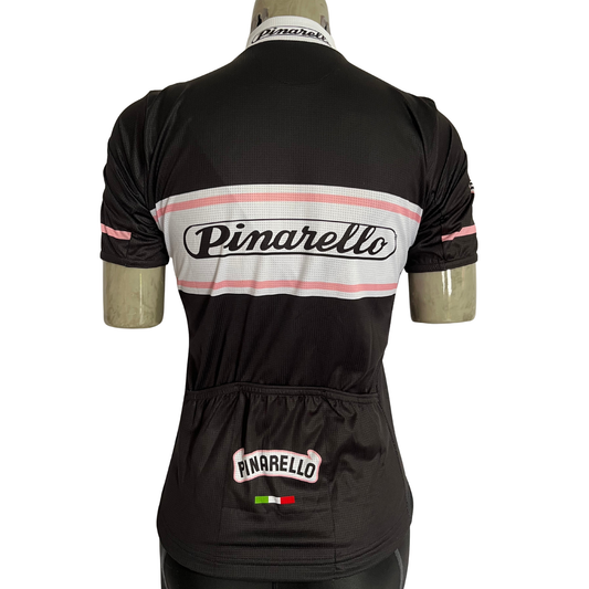 Castelli Pinarello full zip women’s jersey black/white/pink