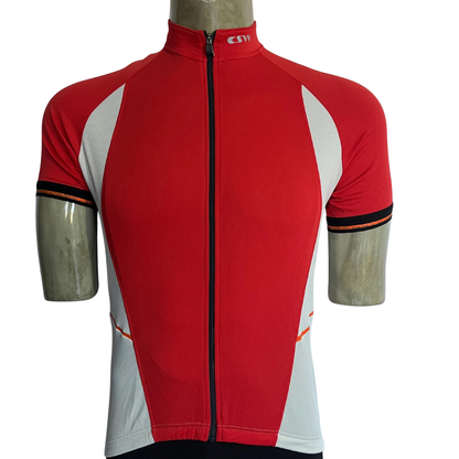 Campagnolo Alloy full zip jersey red