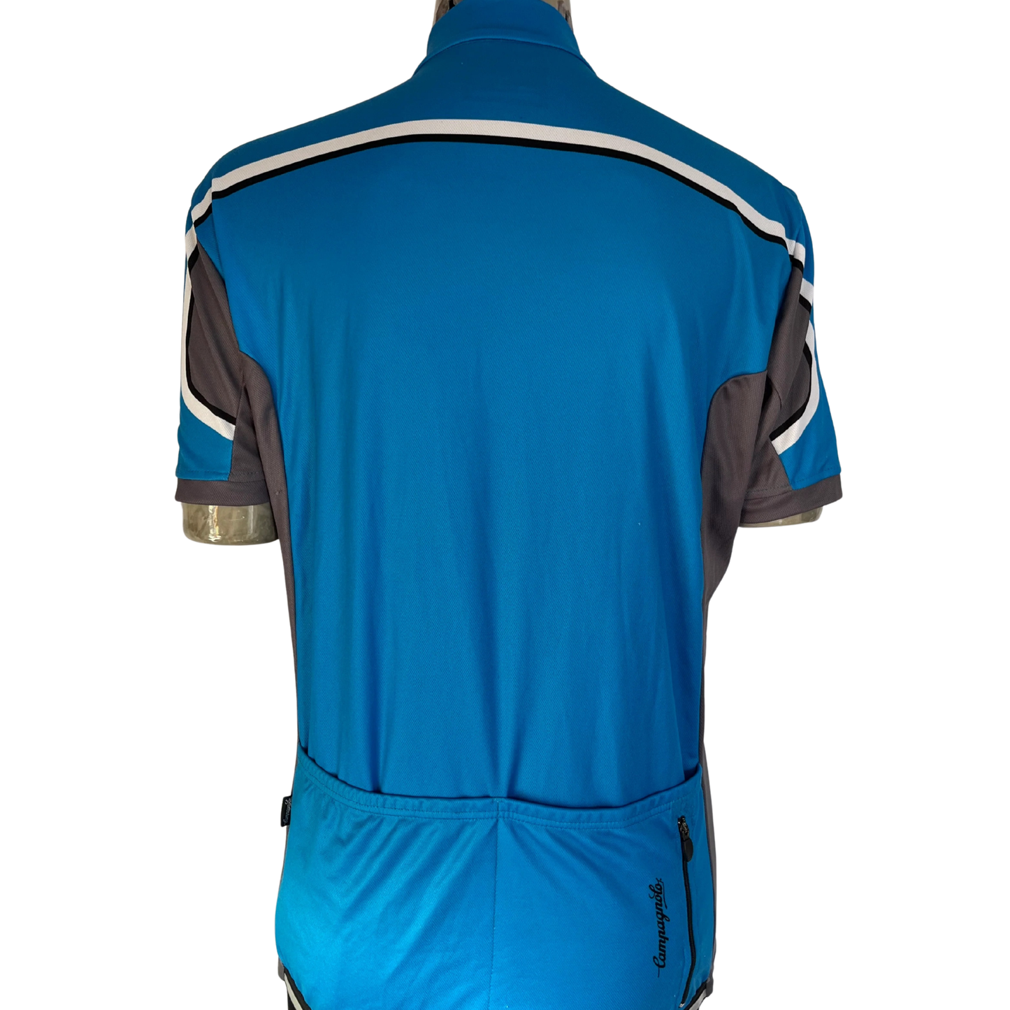Campagnolo 1/4 zip jersey blue/grey