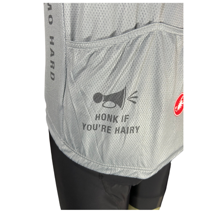Castelli Movember Team Full Zip Jersey Grey