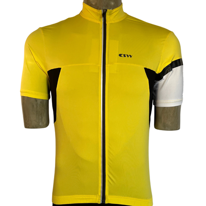 Campagnolo Randon full zip jersey yellow