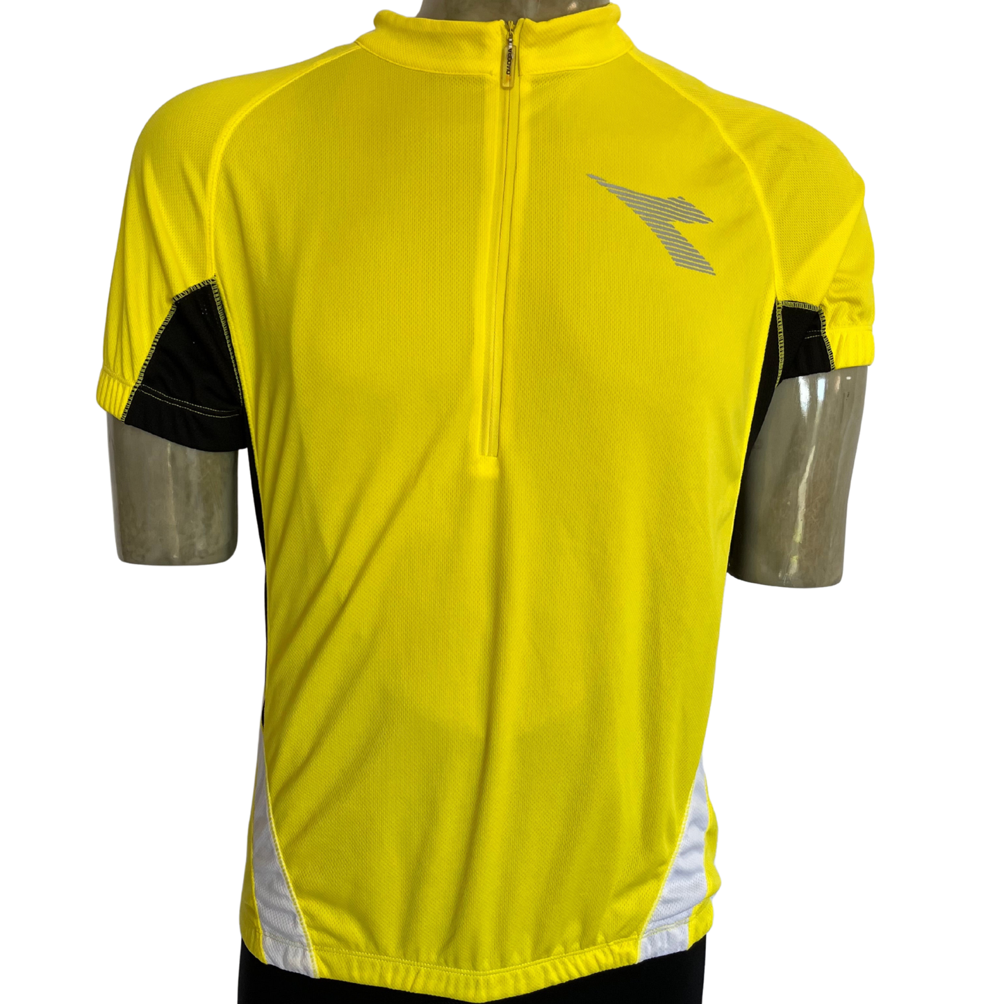 Diadora GDSM 1/2 zip jersey yellow