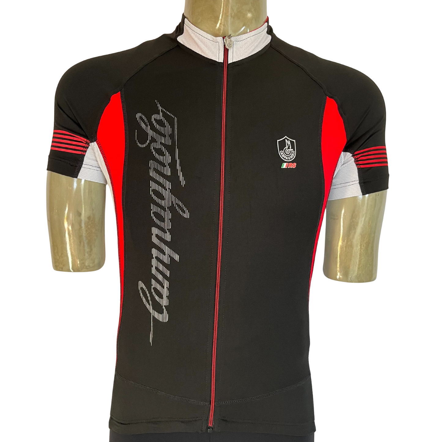 Campagnolo Racing Full Zip jersey white/ carb