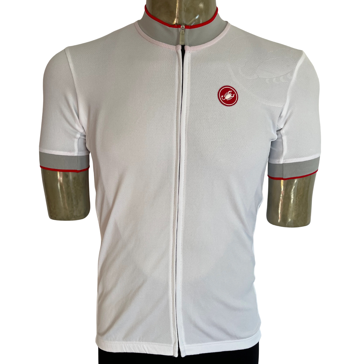Castelli Volata 2 full zip jersey white