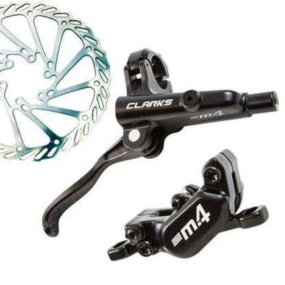 CLARKS M4 HYDRAULIC DISC BRAKE SET - FRONT + REAR