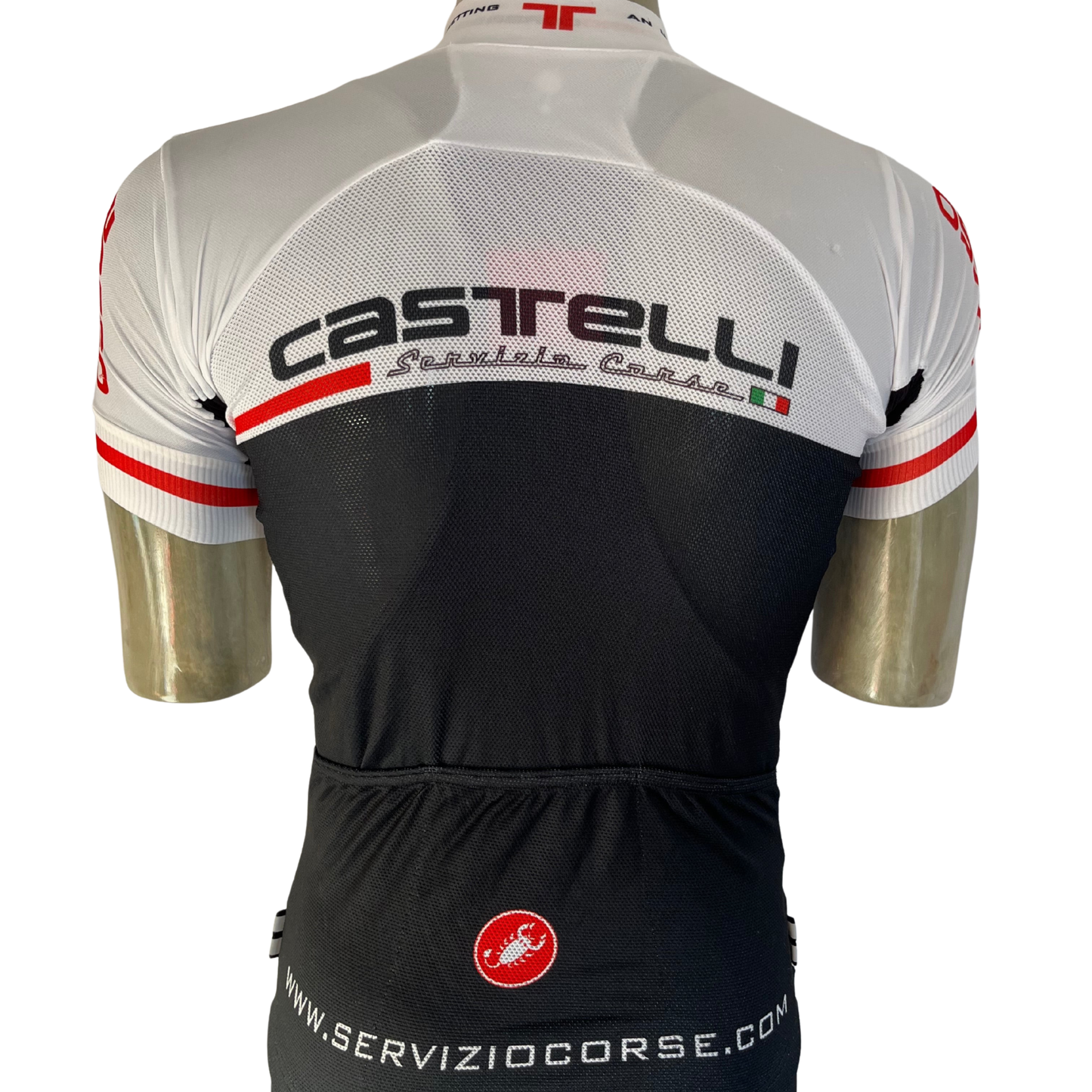 Castelli Service Corse Full zip jersey black/white