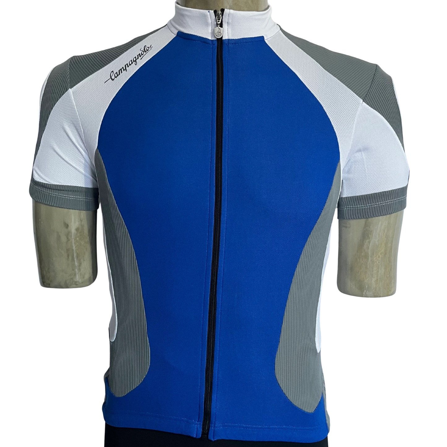 Campagnolo Raytech full zip jersey blue/grey
