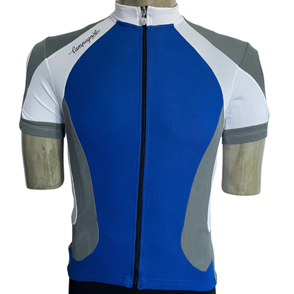 Campagnolo Raytech full zip jersey blue/grey