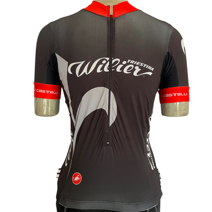 Castelli Aero Racing Wilier 3/4 zip jersey black