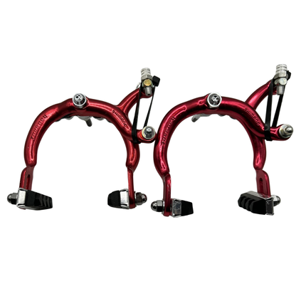 SHIMANO Tourney 80x BMX Brakes - NOS - ANODIZED RED