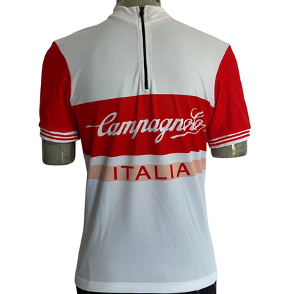 Campagnolo Heritage 1/2 zip jersey white/red