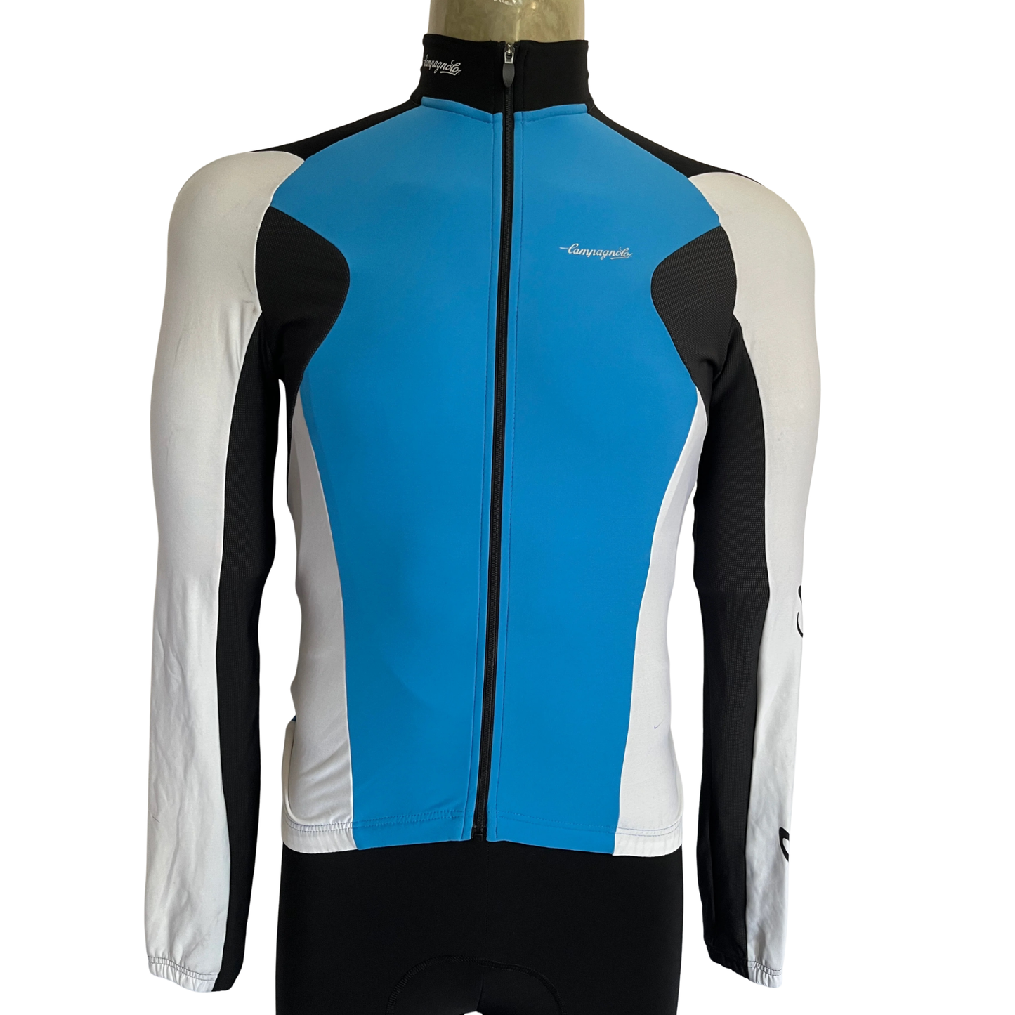 Campagnolo Spark long sleeve full zip jersey blue/white
