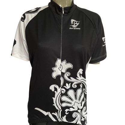 Bergamo Ceylon 3/4 zip women’s jersey black/white