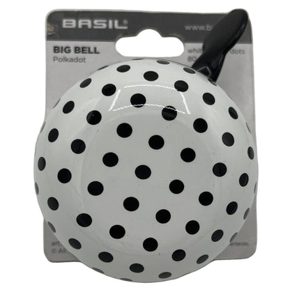 BASIL Big Bell Polkadot 80MM white