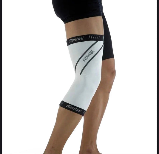 SANTINI KNEE WARMERS - OFF WHITE