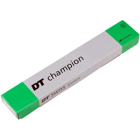 DT SWISS CHAMPION 186MM SILVER JBEND SPOKE INCLUDES NIPPLE