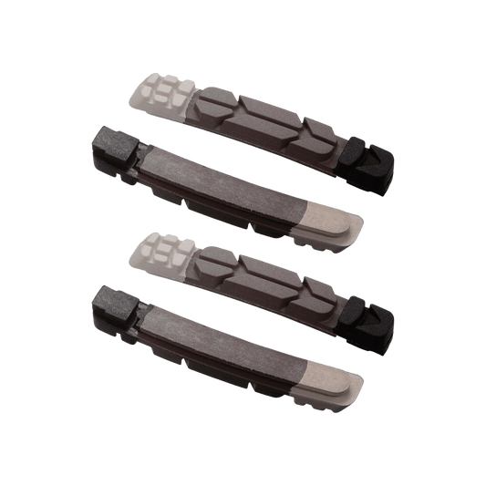 BBB BBS-15T TRISTOP BRAKE PADS - V-BRAKE INSERTS - TRI COLOUR