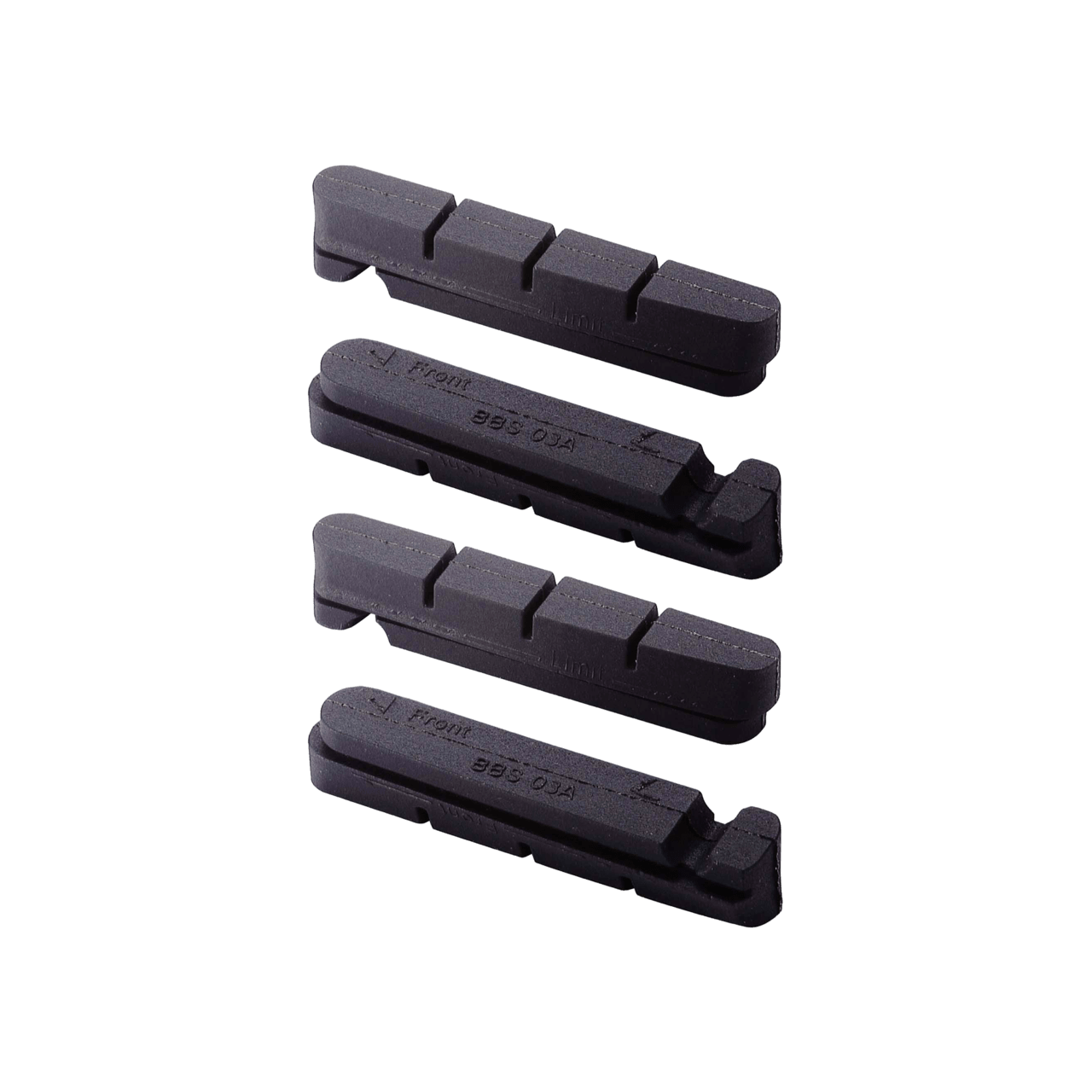 BBB BBS-03A ROADSTOP BRAKE PADS - INSERTS - SHIMANO / SRAM COMPATIBLE
