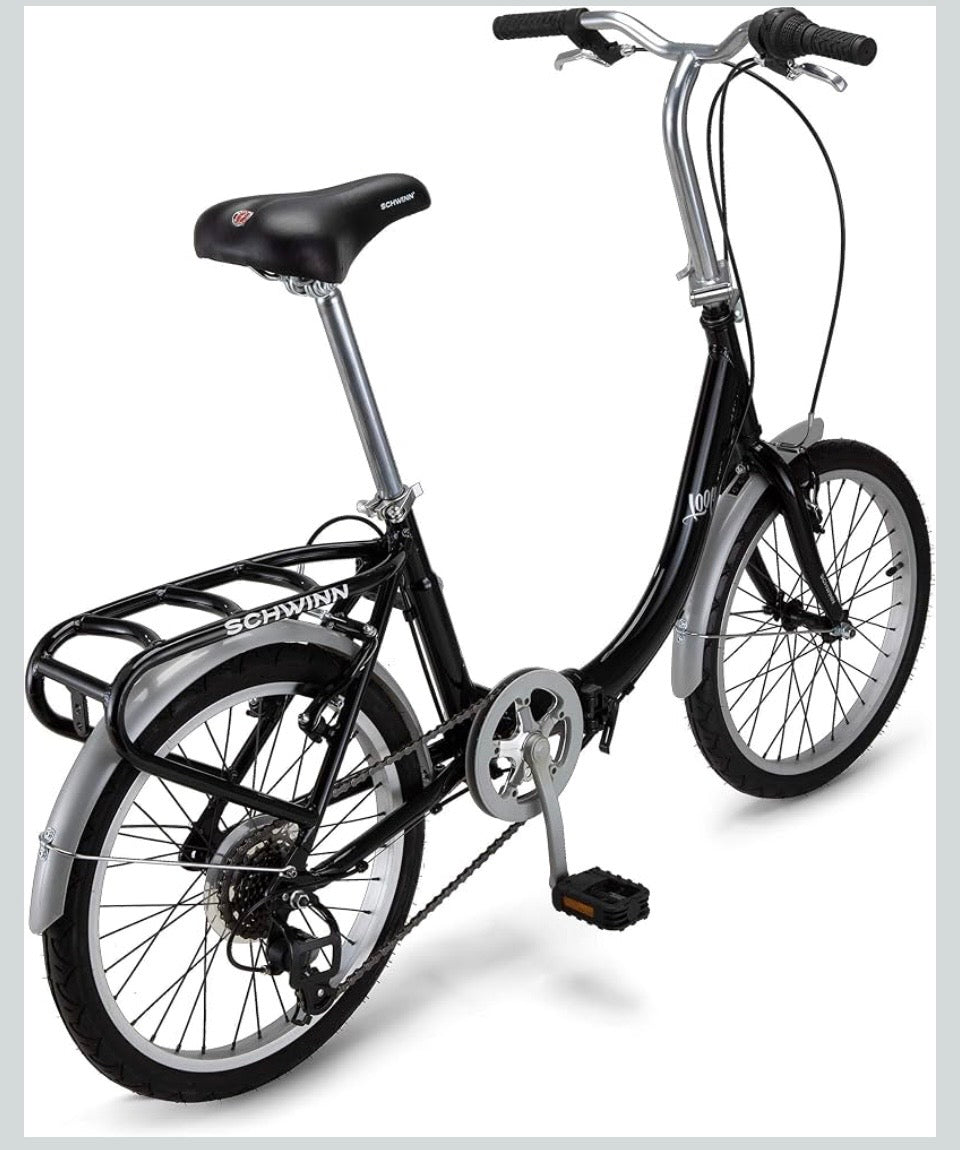 Schwinn Loop Folding bike 20” wheel black