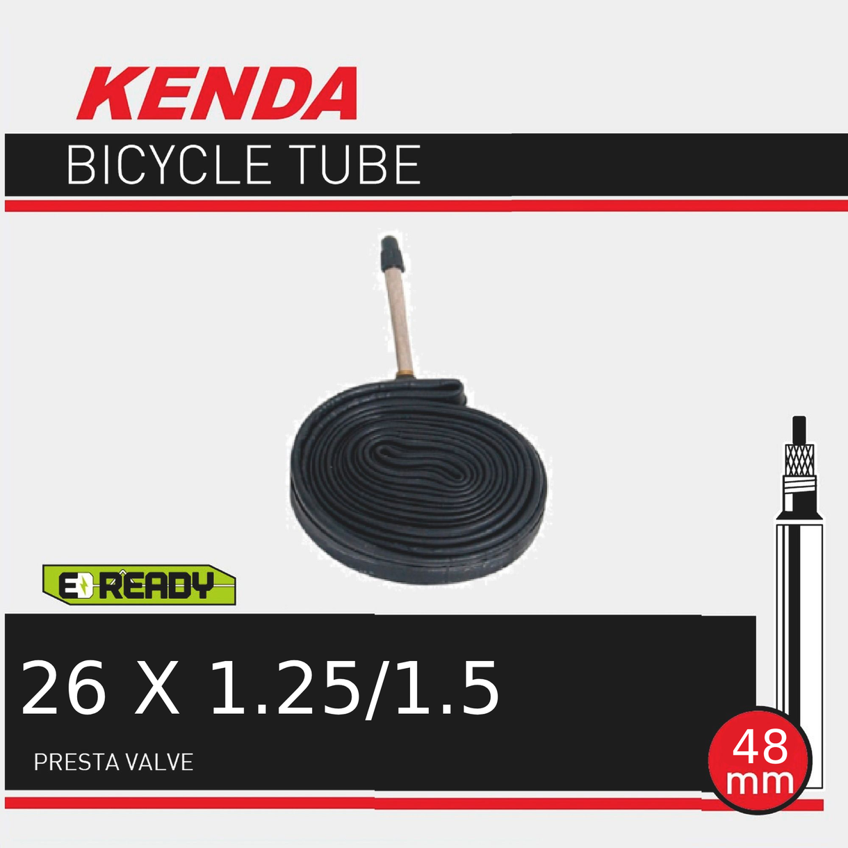 Kenda Tube 26 x 1.25/ 1.50 Fv/Pv 48