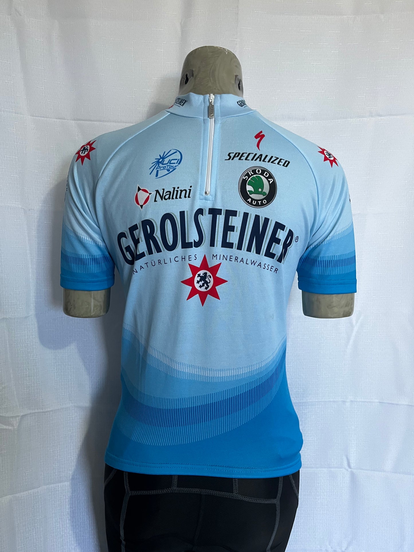Nalini Anni Gerolsteiner 1/4 zip Kids jersey blue