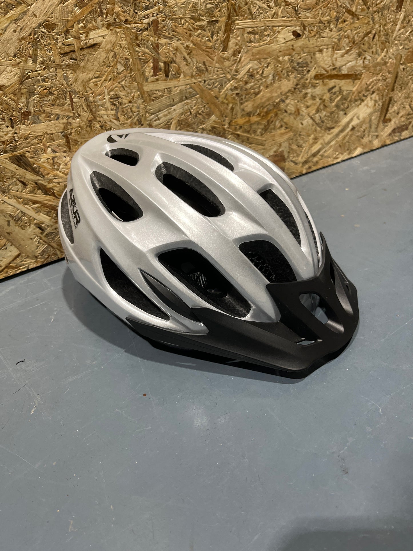 Azur silver black helmet  S 50-54cm